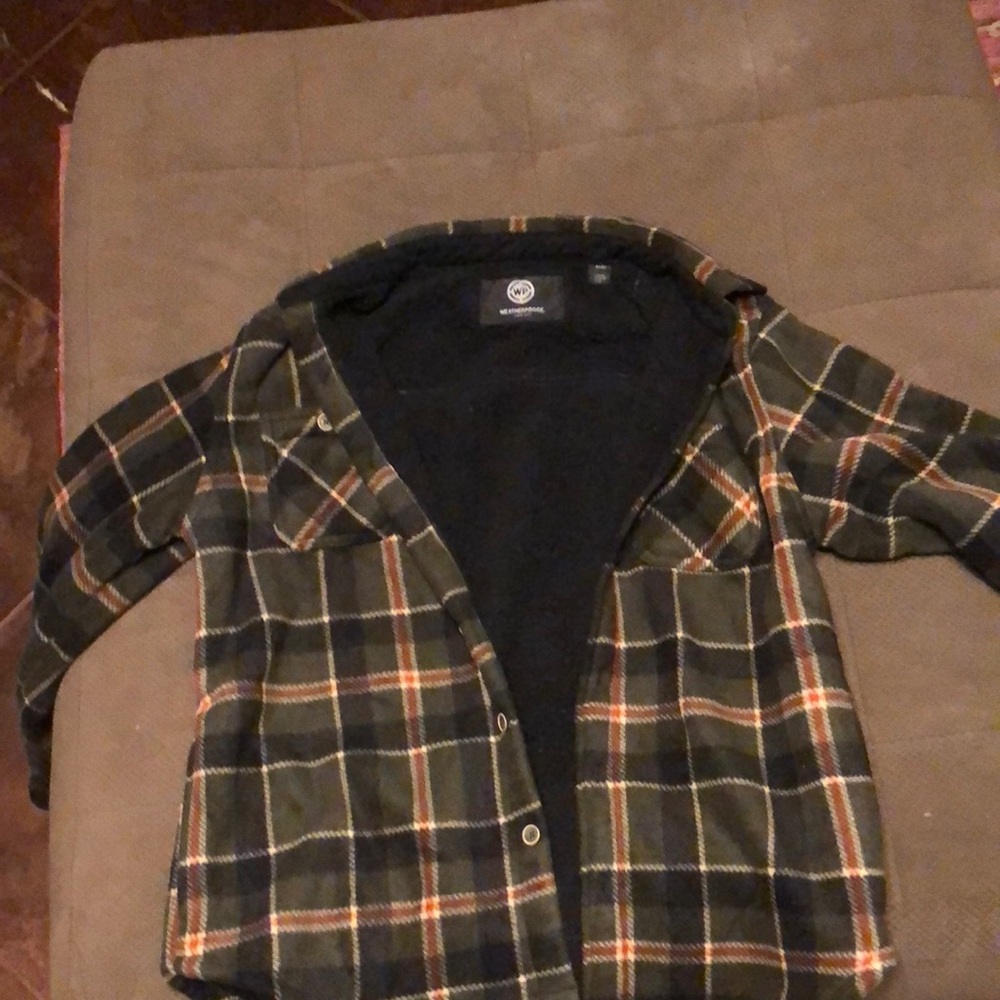 Weatherproof Dark Plaid Jacket